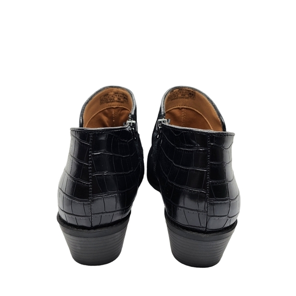 Vionic Women's Marissa Suede Croc Ankle Boots - 9.5W - Picture 4 of 7